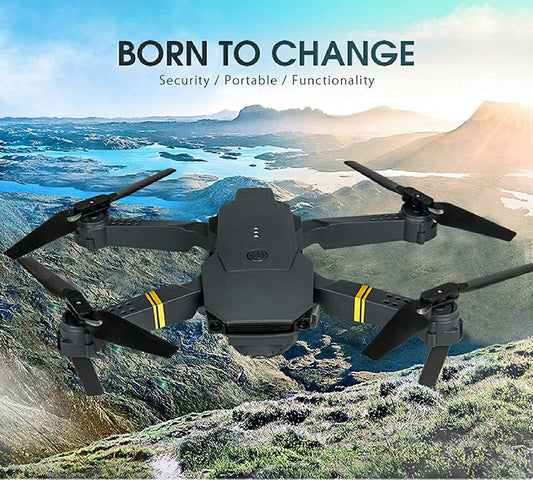 4K HD Dual Camera RC FPV WiFi Portable Wide Angles Foldable Quadcopter Drone