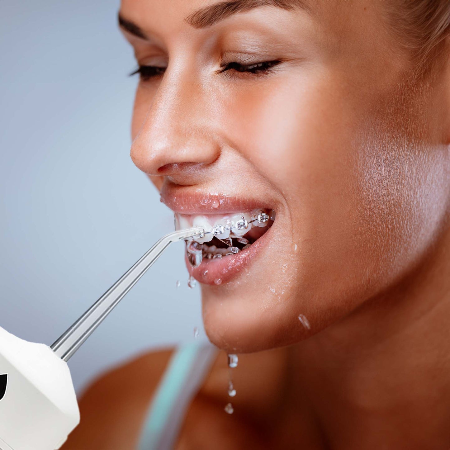 Ultimate Smile Care Duo: Triple Head Tooth Wizard & Travel ready water flosser