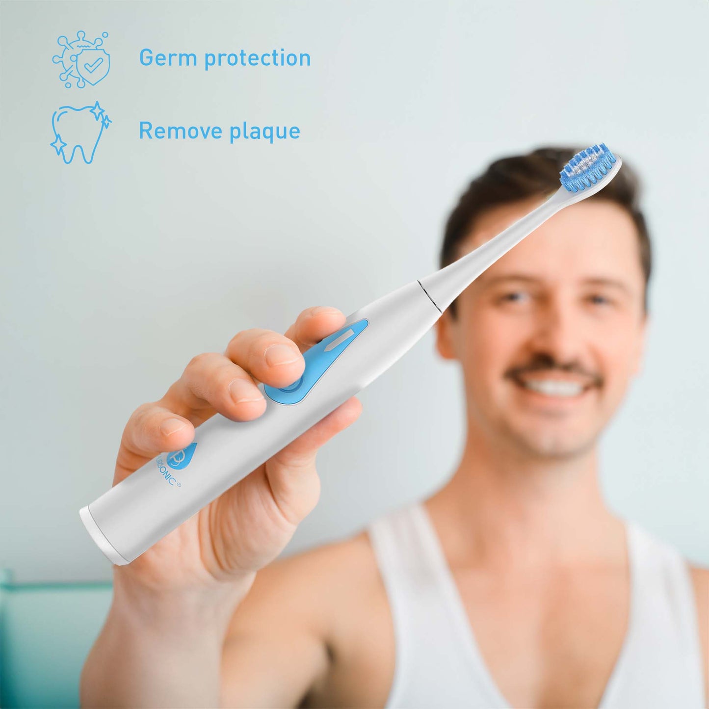 Ultimate Smile Care Duo: Triple Head Tooth Wizard & Travel ready water flosser
